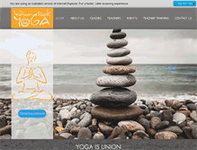 Tablet Screenshot of indianrockyoga.com